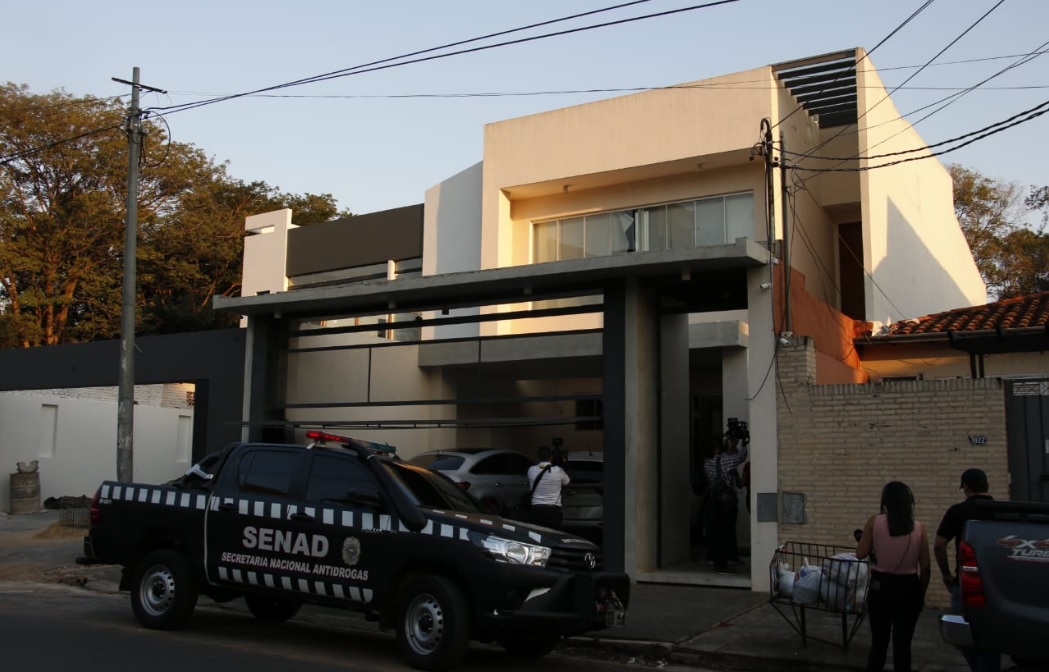 A casa pertence ao ex-jogador de futebol do Cerro Porte&ntilde;o Roberto Nanni - Foto: Senad Paraguay